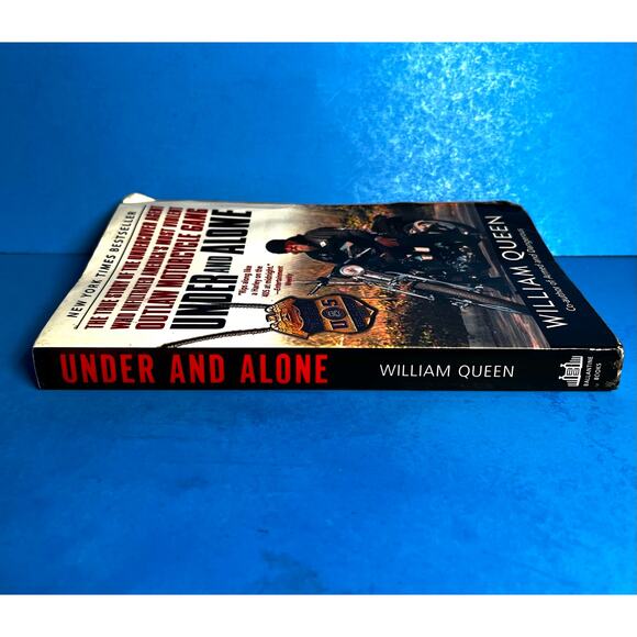 Under and Alone William Queen True Story Undercover Agent Motorcycle Gang Book - Picture 2 of 7